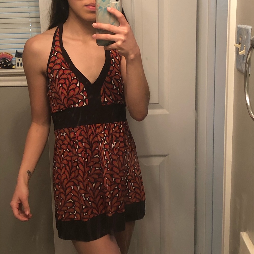 Retro Halter Dress
